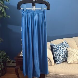 ❤️🤍💙 Blue Wide Leg Pants